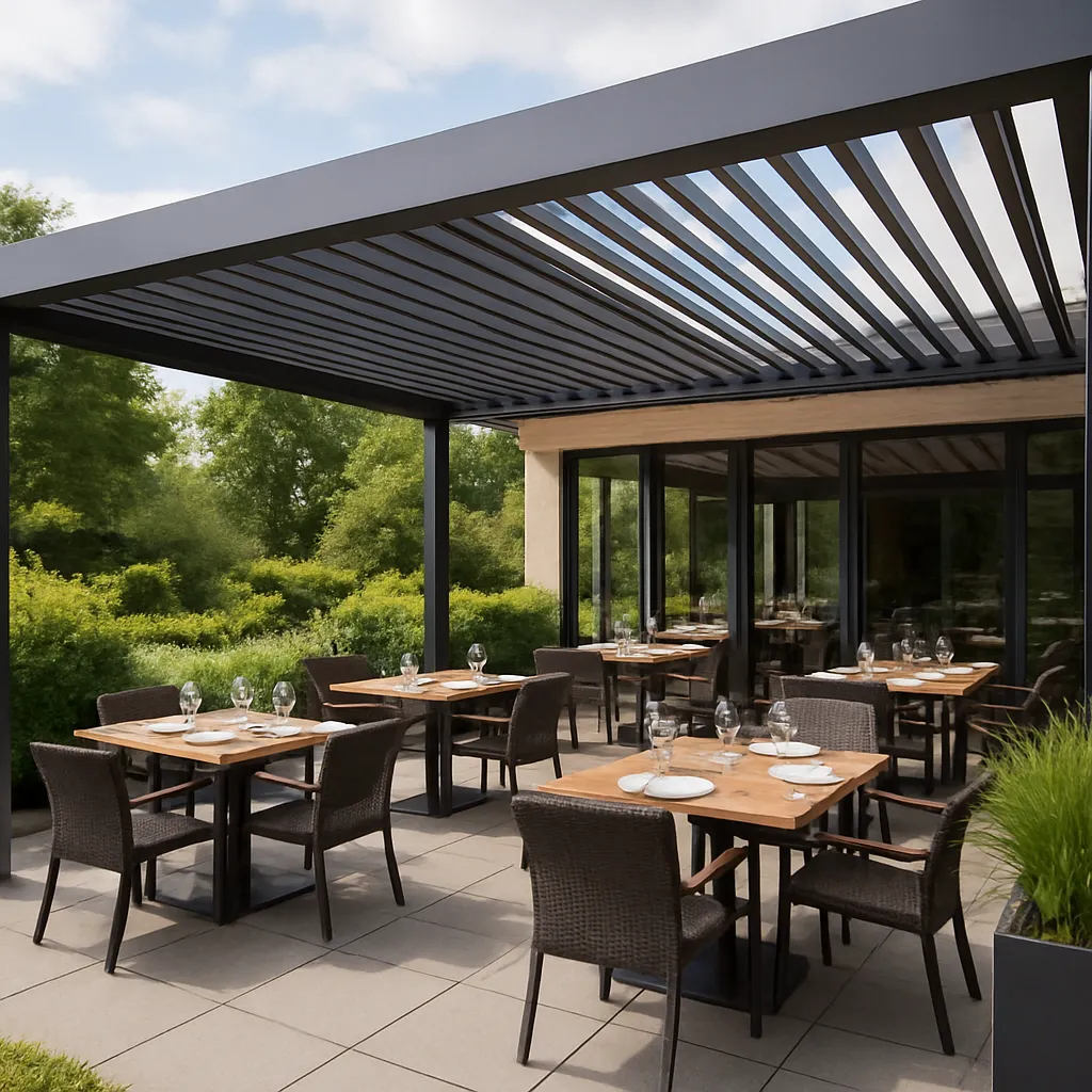 Jakie pergole sprawdzą się w ogrodach restauracyjnych