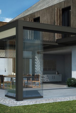 Pergola bioklimatyczna z obrotowymi lamelami to nowoczesne zadaszenie tarasu i ogrodu. Sprawdź, jak działa automatyczne sterowanie i dlaczego warto w nią zainwestować.